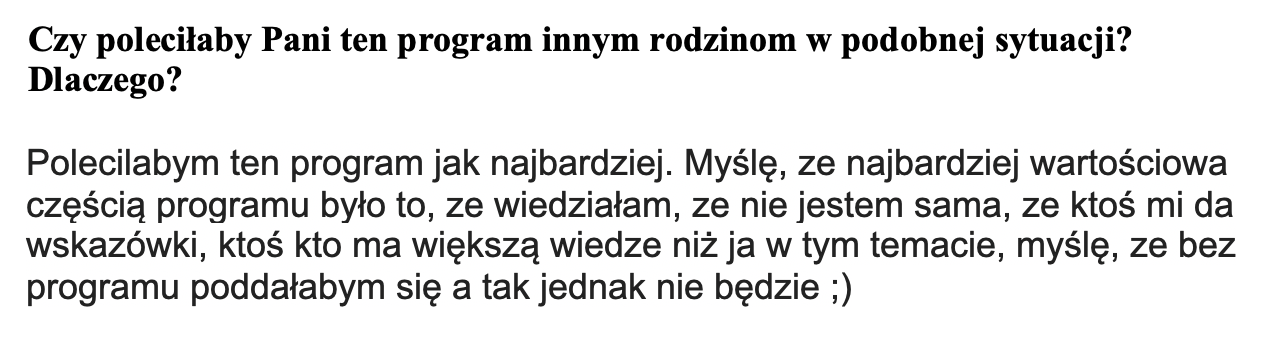 Opinia wsparcie Anna Jachim dwujezycznosc